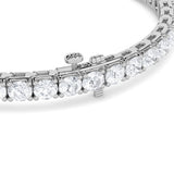 9CTW Round Shaped Lab Grown Diamond (F/VS) Bracelet in 14K Gold