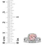 2CTW Elongated Cushion Shaped Lab Grown Diamond (F/VS) Ring in 14K Gold
