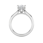2CTW Elongated Cushion Shaped Lab Grown Diamond (F/VS) Classic Cathedral Shank Engagement Ring in 14K Gold