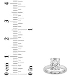 2CTW Elongated Cushion Shaped Lab Grown Diamond (F/VS) Classic Cathedral Shank Engagement Ring in 14K Gold