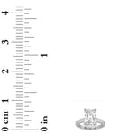 2CTW Radiant Shaped Lab Grown Diamond (F/VS) Hidden Halo Cathedral Shank Engagement Ring in 14K Gold