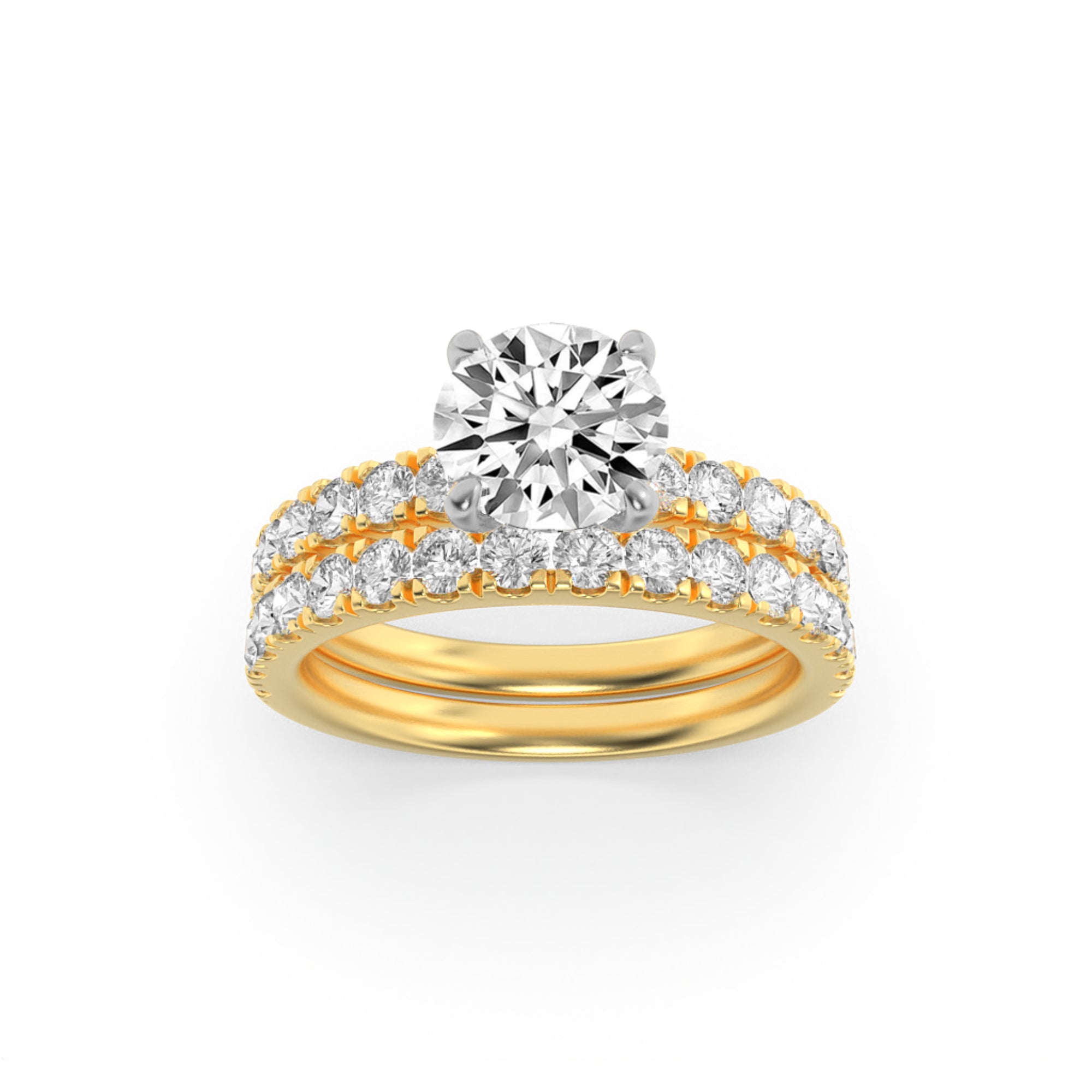 14K White Gold 2ct Lab Diamond Oval Solitaire Ring