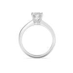 2.5CTW Marquise Shaped Lab Grown Diamond (F/VS) Knife Edge Shank Solitaire Engagement Ring in 14K Gold