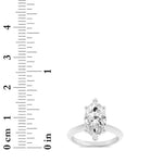 2.5CTW Marquise Shaped Lab Grown Diamond (F/VS) Knife Edge Shank Solitaire Engagement Ring in 14K Gold