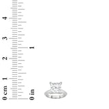 2CTW Princess Shaped Lab Grown Diamond (F/VS) Knife Edge Shank Solitaire Engagement Ring in 14K Gold