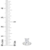1CTW Radiant Shaped Lab Grown Diamond (G/VS) Knife Edge Shank Solitaire Engagement Ring in 14K Gold