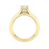 2CTW Marquise Shaped Lab Grown Diamond (F/VS) Channel Set Bridal Engagement Ring in 14K Gold