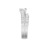 2CTW Round Shaped Lab Grown Diamond (F/VS) Channel Set Bridal Engagement Ring in 14K Gold