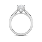 2CTW Elongated Cushion Shaped Lab Grown Diamond (G/VS) Classic Shank Solitaire Engagement Ring in 14K Gold