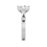 2CTW Elongated Cushion Shaped Lab Grown Diamond (G/VS) Classic Shank Solitaire Engagement Ring in 14K Gold
