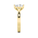 2CTW Elongated Cushion Shaped Lab Grown Diamond (F/VS) Classic Shank Solitaire Engagement Ring in 14K Gold