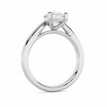2CTW Pear Shaped Lab Grown Diamond (F/VS) Classic Shank Solitaire Engagement Ring in 14K Gold