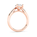2CTW Pear Shaped Lab Grown Diamond (F/VS) Classic Shank Solitaire Engagement Ring in 14K Gold