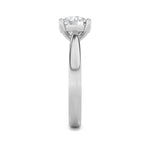 1CTW Round Shaped Lab Grown Diamond (F/VS) Classic Shank Solitaire Engagement Ring in 14K Gold
