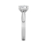 2CTW Round Shaped Lab Grown Diamond (F/VS) Classic Shank Solitaire Engagement Ring in 14K Gold