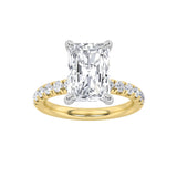 14K White Gold 2ct Lab Diamond Solitaire Ring
