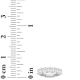 2CTW Oval Shaped Lab Grown Diamond (F/VS) Seven Stone Band Ring in 14K Gold