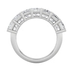 2CTW Princess Shaped Lab Grown Diamond (F/VS) Seven Stone Band Ring in 14K Gold