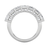 2CTW Princess Shaped Lab Grown Diamond (F/VS) Seven Stone Band Ring in 14K Gold