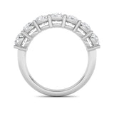 2CTW Round Shaped Lab Grown Diamond (F/VS) Seven Stone Band Ring in 14K Gold