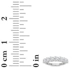 2CTW Round Shaped Lab Grown Diamond (F/VS) Seven Stone Band Ring in 14K Gold
