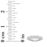 2CTW Round Shaped Lab Grown Diamond (F/VS) Seven Stone Band Ring in 14K Gold
