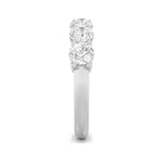 3CTW Round Shaped Lab Grown Diamond (F/VS) Seven Stone Band Ring in 14K Gold