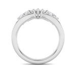 1.5CTW Marquise Shaped Lab Grown Diamond (F/VVS) Fancy Contour Ring in 14K Gold