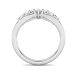 1.5CTW Marquise Shaped Lab Grown Diamond (F/VVS) Fancy Contour Ring in 14K Gold