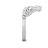 1.5CTW Pear Shaped Lab Grown Diamond (F/VS) Fancy Contour Ring in 14K Gold