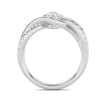 1.5CTW Pear Shaped Lab Grown Diamond (F/VS) Fashion Solitaire Engagement Ring in 14K Gold