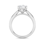1CTW Round Shaped Lab Grown Diamond (F/VS) Insert Jacket Ring in 14K Gold