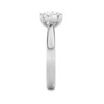 1CTW Round Shaped Lab Grown Diamond (F/VS) Insert Jacket Ring in 14K Gold