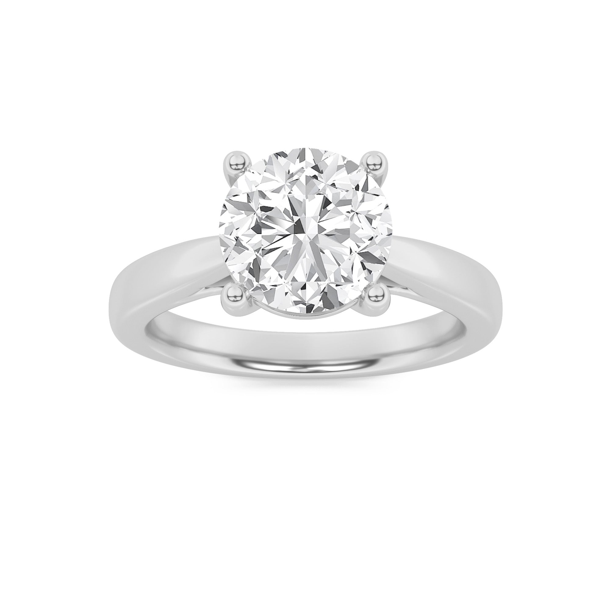 1CTW Round Shaped Lab Grown Diamond (G/VS) Insert Jacket Ring in 14K Gold