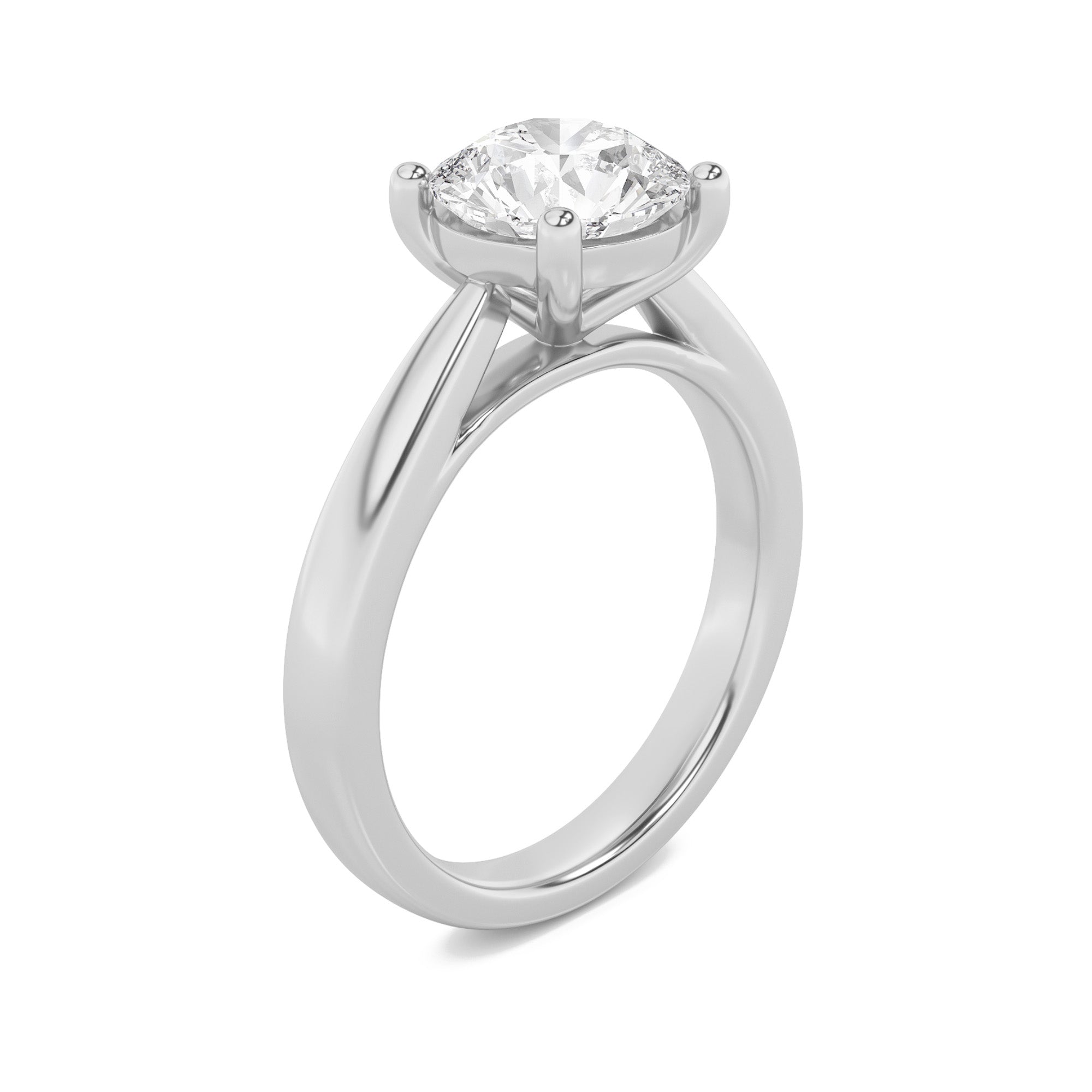 1CTW Round Shaped Lab Grown Diamond (G/VS) Insert Jacket Ring in 14K Gold