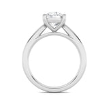 1CTW Round Shaped Lab Grown Diamond (G/VS) Insert Jacket Ring in 14K Gold