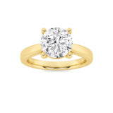 1CTW Round Shaped Lab Grown Diamond (F/VS) Insert Jacket Ring in 14K Gold