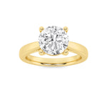 1CTW Round Shaped Lab Grown Diamond (F/VS) Insert Jacket Ring in 14K Gold