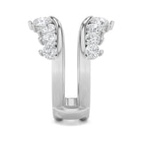 2CTW Round Shaped Lab Grown Diamond (G/VS) Insert Jacket Ring in 14K Gold