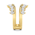 2CTW Round Shaped Lab Grown Diamond (F/VS) Insert Jacket Ring in 14K Gold