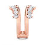2CTW Round Shaped Lab Grown Diamond (F/VS) Insert Jacket Ring in 14K Gold