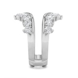 2CTW Round Shaped Lab Grown Diamond (G/VS) Insert Jacket Ring in 14K Gold