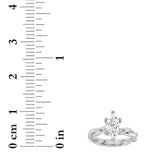 1CTW Marquise Shaped Lab Grown Diamond (F/VS) Twisted Shank Solitaire Engagement Ring in 14K Gold