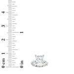 2CTW Princess Shaped Lab Grown Diamond (F/VS) Twisted Shank Solitaire Engagement Ring in 14K Gold