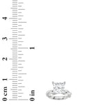 2CTW Princess Shaped Lab Grown Diamond (F/VS) Twisted Shank Solitaire Engagement Ring in 14K Gold