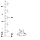 3CTW Princess Shaped Lab Grown Diamond (F/VS) Twisted Shank Solitaire Engagement Ring in 14K Gold