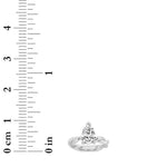 1CTW Pear Shaped Lab Grown Diamond (F/VS) Twisted Shank Solitaire Engagement Ring in 14K Gold