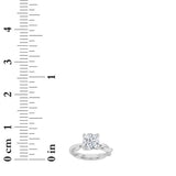 2CTW Round Shaped Lab Grown Diamond (F/VS) Twisted Shank Solitaire Engagement Ring in 14K Gold