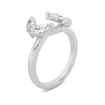 1CTW Marquise Shaped Lab Grown Diamond (F/VS) Wrap Ring in 14K Gold