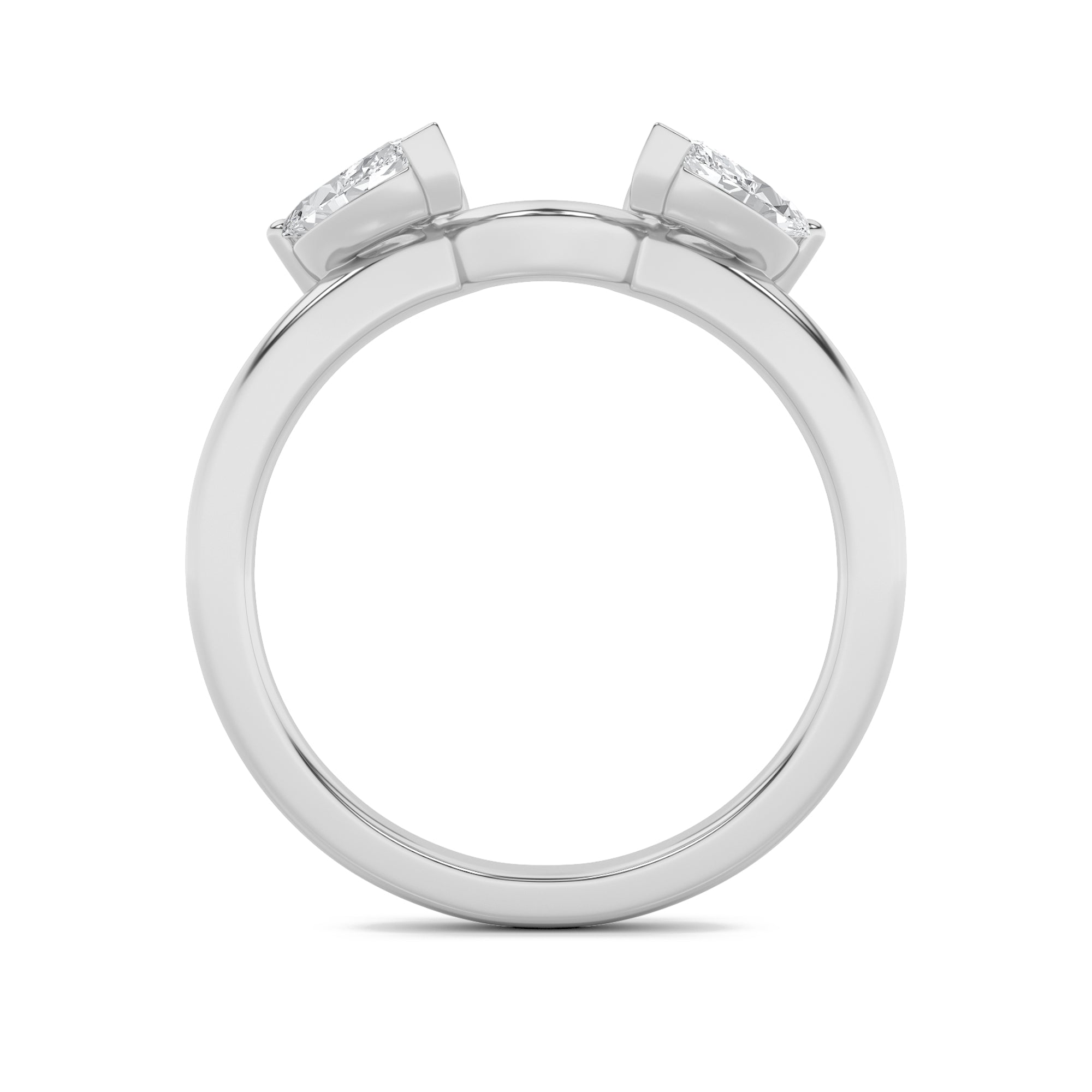 1CTW Marquise Shaped Lab Grown Diamond (F/VS) Wrap Ring in 14K Gold